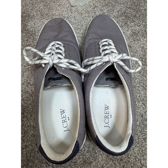 J.Crew Explorer canvas lace-up sneakers Men's 10 - Picture 3 of 7